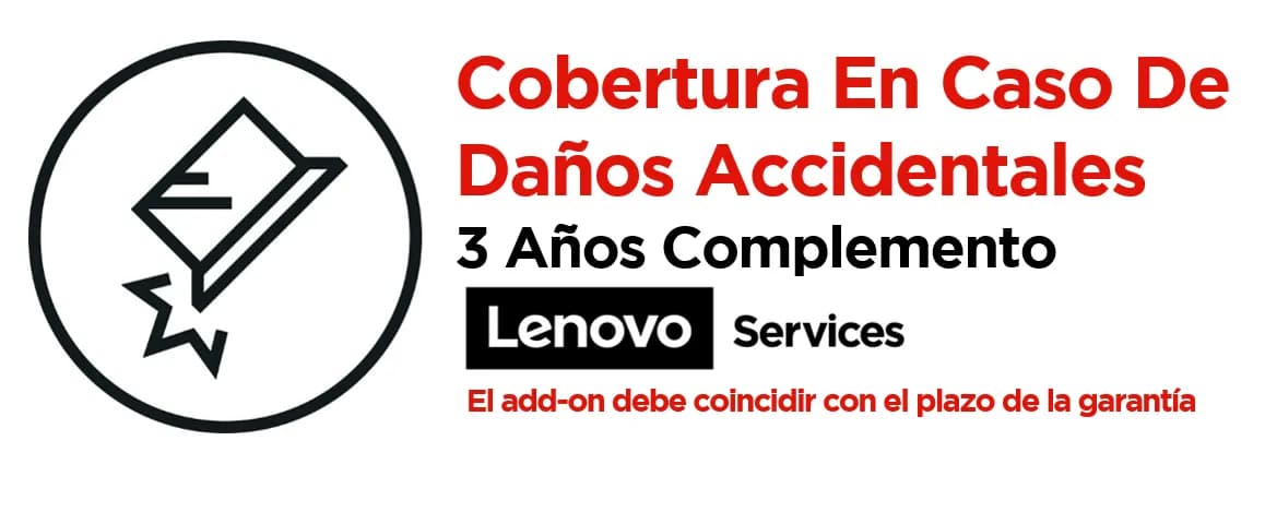 Lenovo 3Y Accidental Damage Protection 3 Año(s) 2