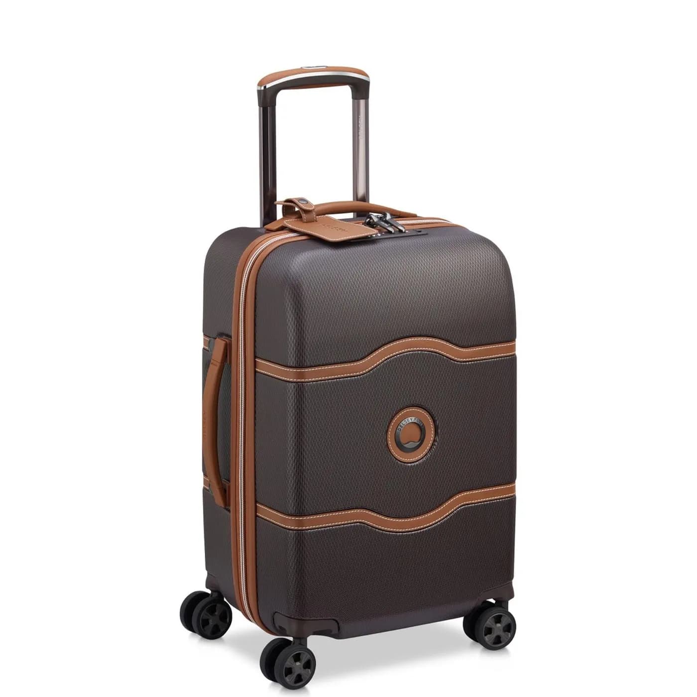 DELSEY MALETA CHATELET RIGIDA 20 PULG. MARRON 2