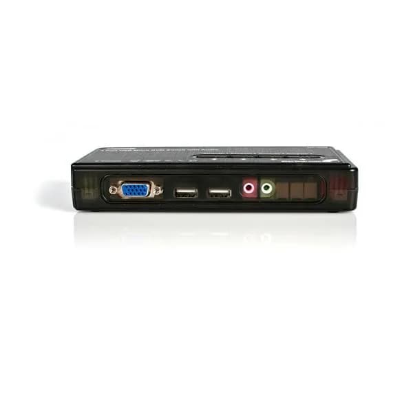 StarTech.com Juego de Conmutador Switch KVM 4 Puertos Vídeo VGA USB 2. 5