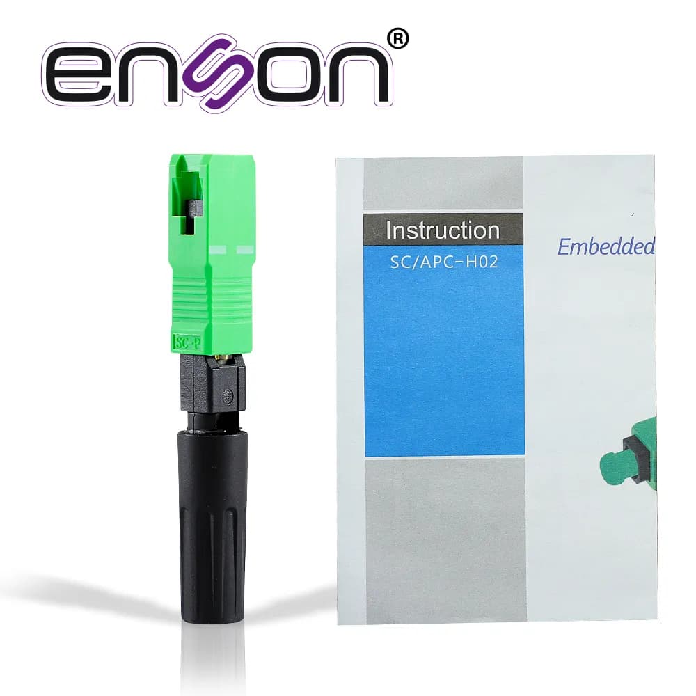 CONECTOR RAPIDO PARA FIBRA OPTICA ENSON ENS-FASTCON TIPO SC APC 4