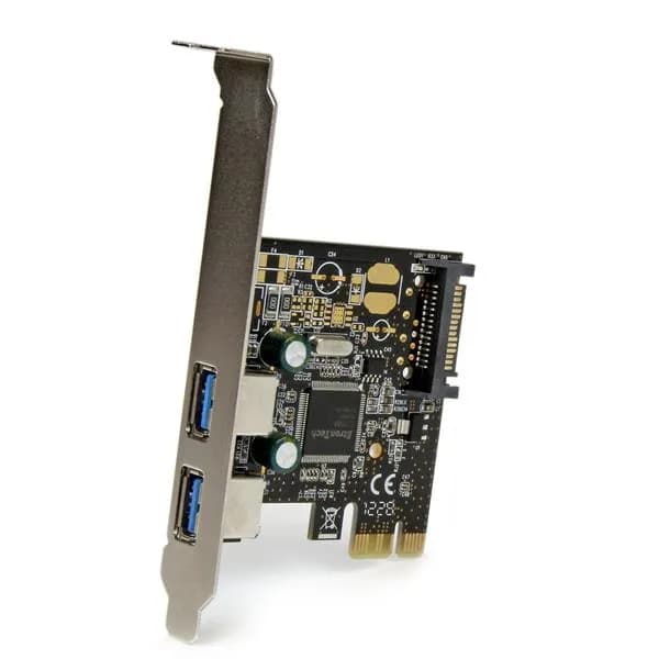 StarTech.com Adaptador Tarjeta Controladora PCI Express PCI-E 2 Puerto 2