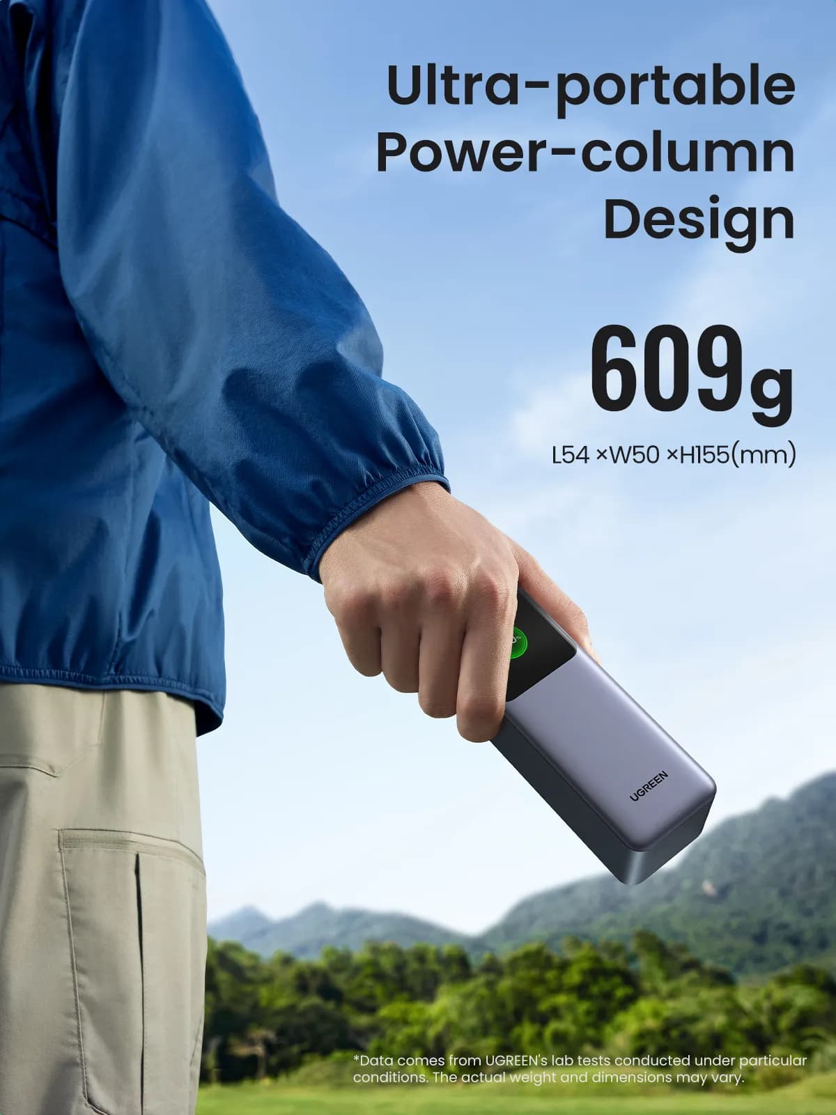 Ugreen 25000mAh 200W Fast Charging Powerbank Gris 7