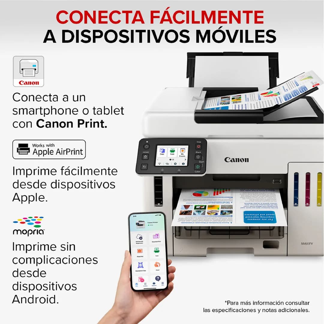 Canon MAXIFY GX7110 Inyección de tinta A4 600 x 1200 DPI 45 ppm Wifi 6