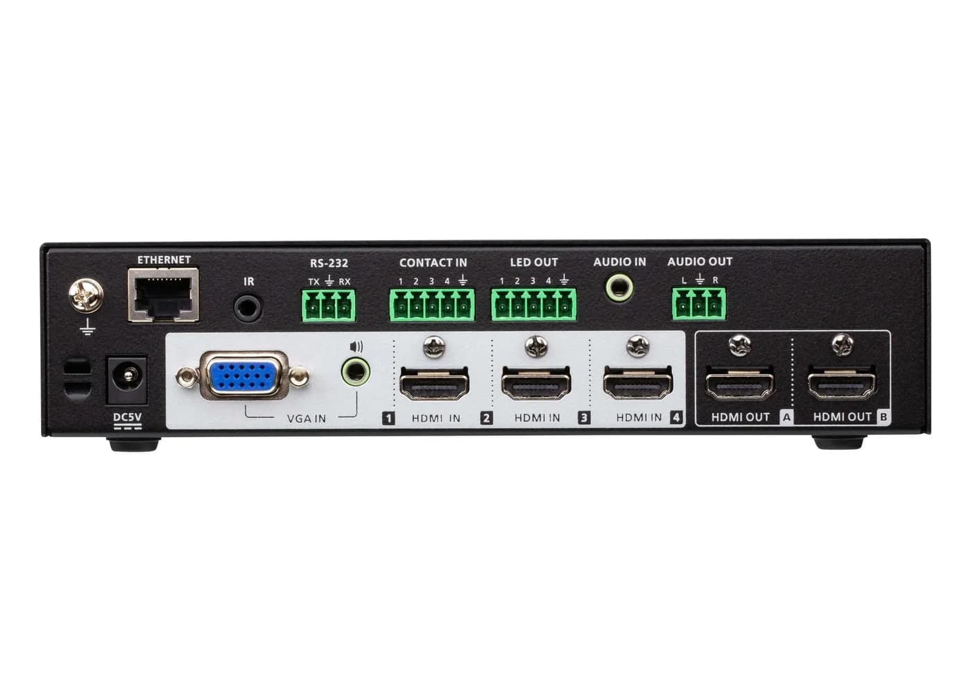 Matrix Switch de Presentación 4x2 / True 4K / Escalador Integrado / HD 3