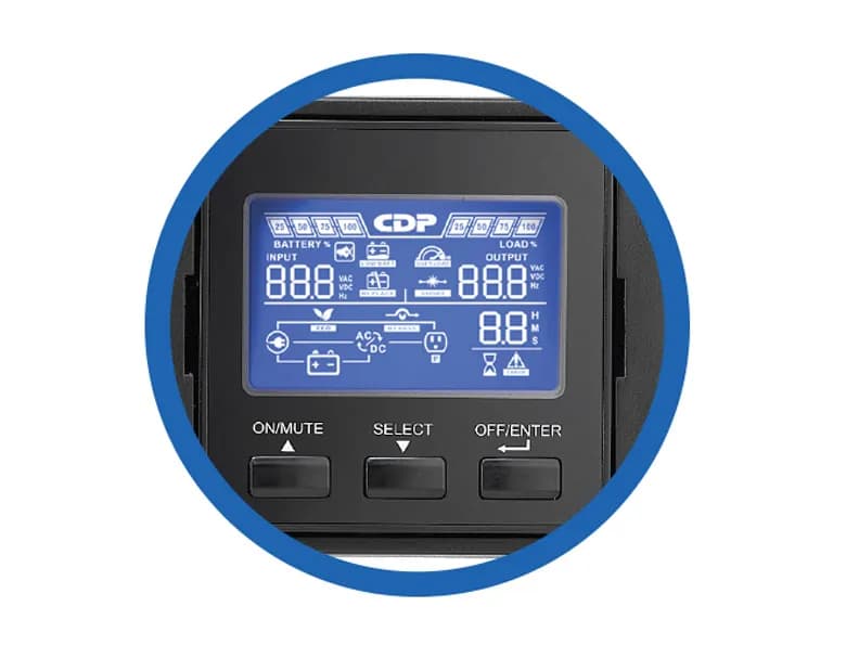 CDP UPO11-1RT sistema de alimentación ininterrumpida (UPS) Doble conve 5