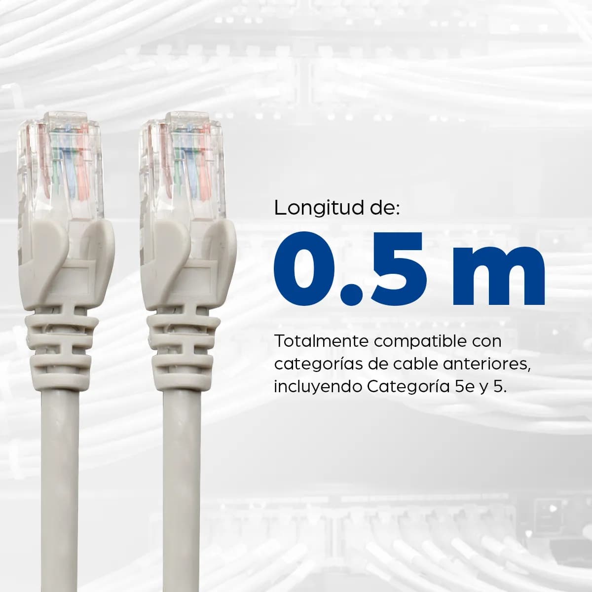 Intellinet Cable de red Cat6, UTP 5