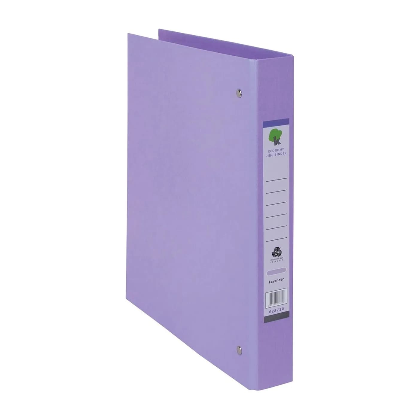 TECHMAKRO CARPETA 1 IN PARA ARCHIVO DE CARTON FORRADO DE PVC, LAVANDA  2