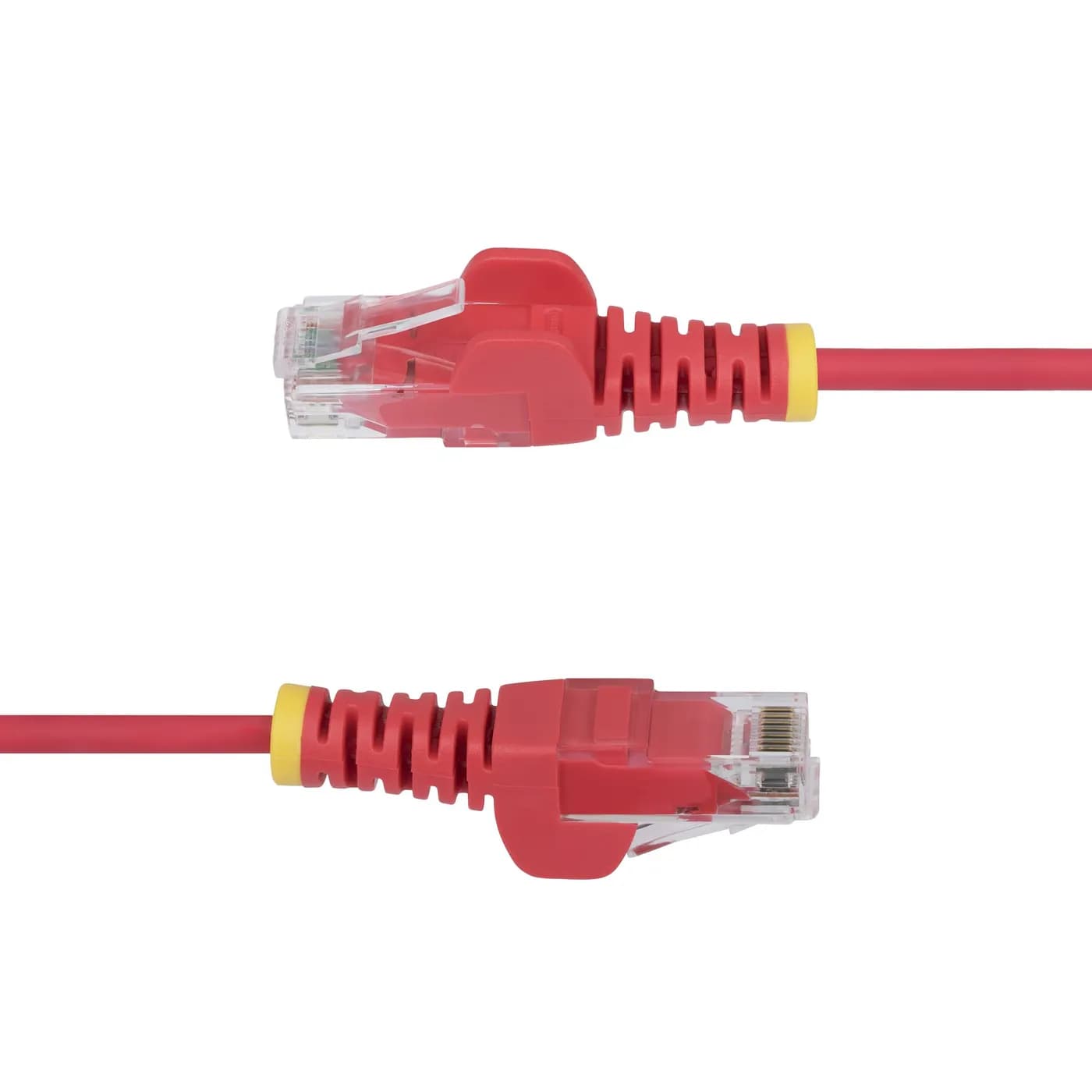 StarTech.com Cable de Red Ethernet CAT6 Delgado sin Enganches Rojo de  3