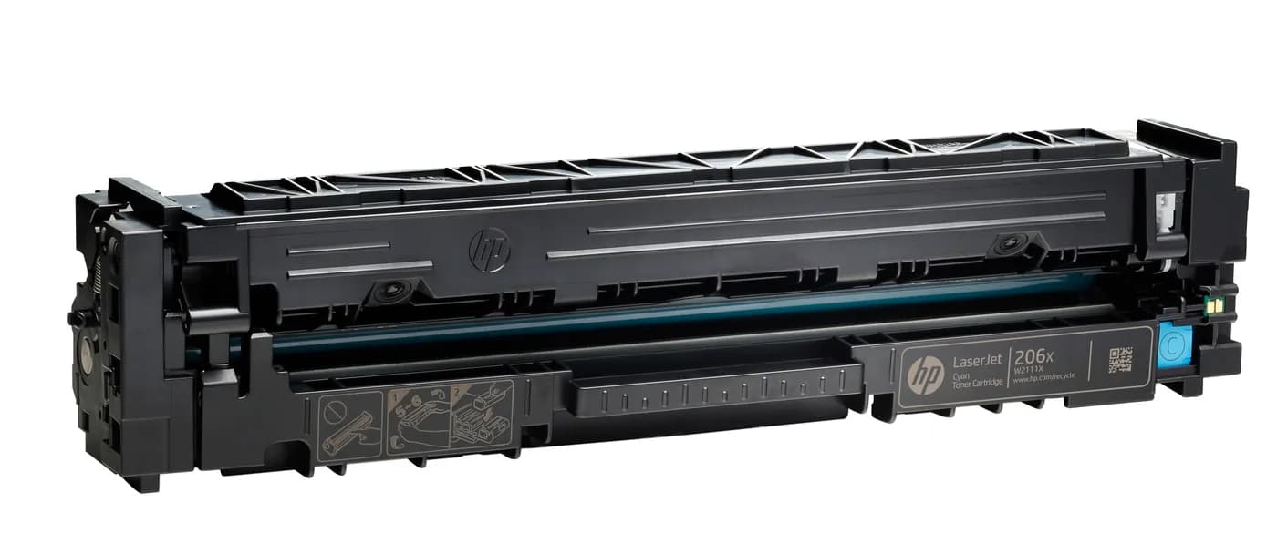 HP Cartucho de tóner original LaserJet 206X de alto rendimiento, cian 2