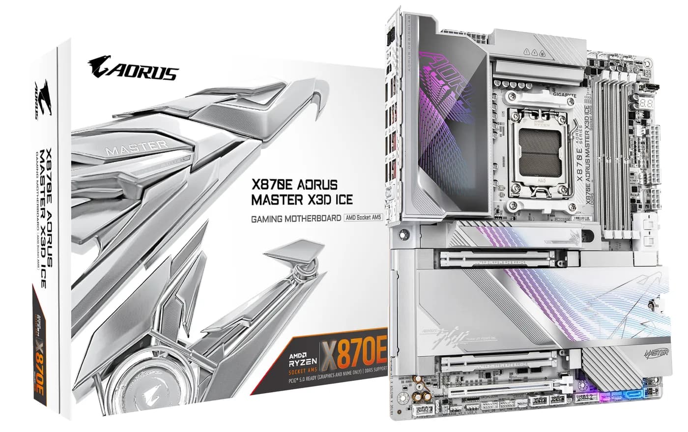 Gigabyte X870E A MASTER X ICE