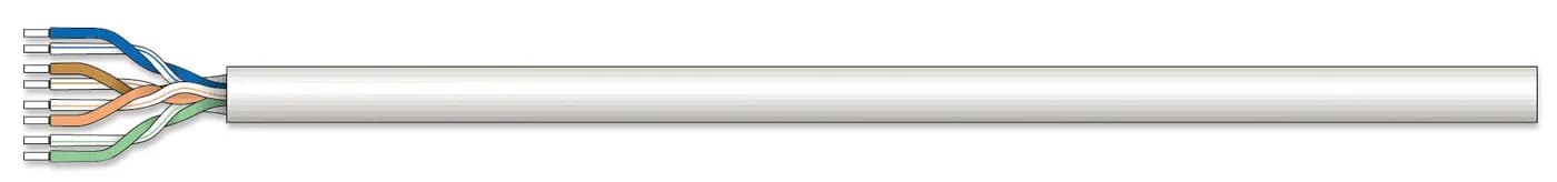 Intellinet Bobina de Cable UTP Cat6, Sólida, 100% cobre, CM 3