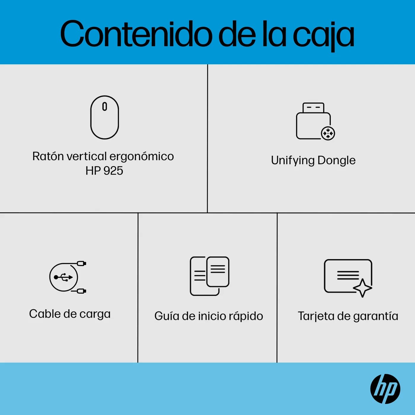 HP Mouse vertical ergonómico 925 2