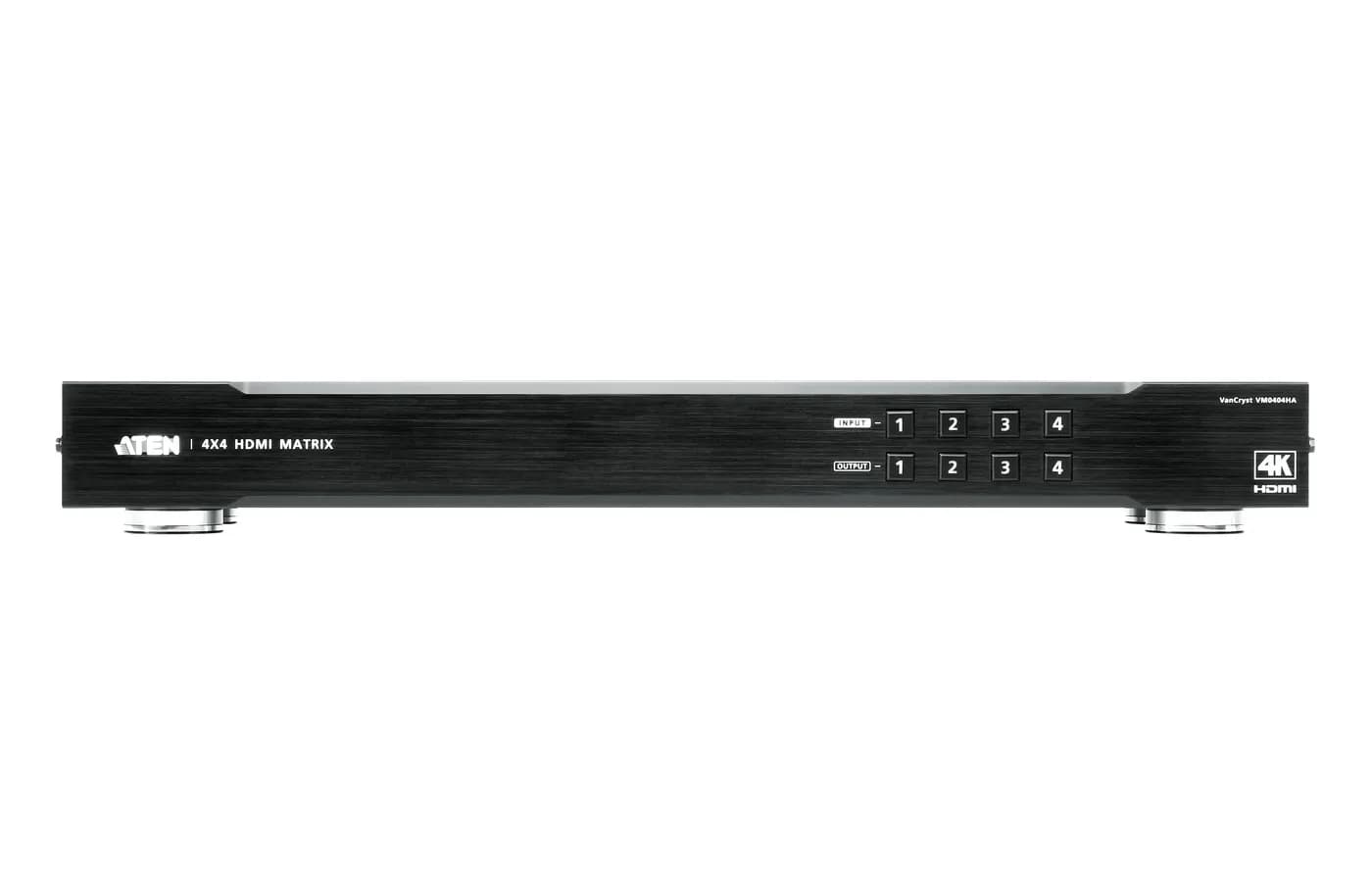 Conmutador Matricial HDMI / 4x4 / 4K UHD y DCI / 10.2 Gbps / RS-232 e  2