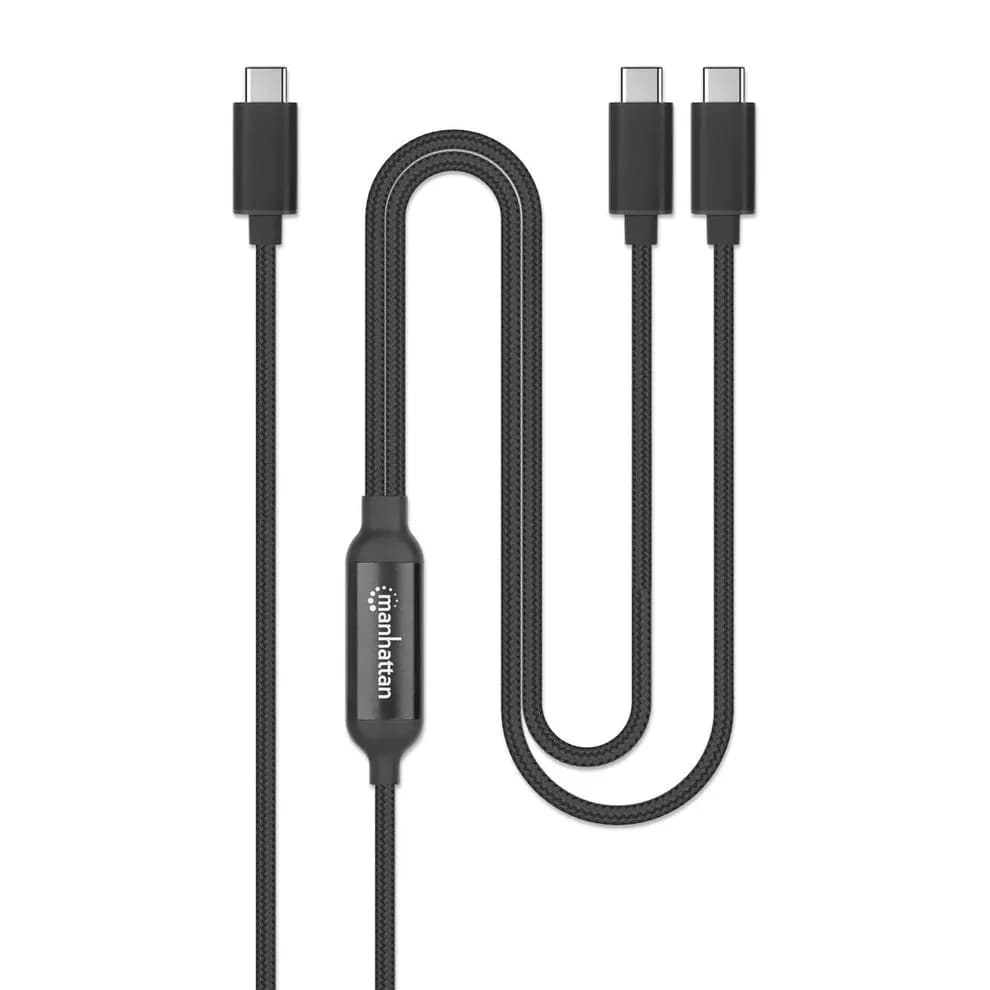 Manhattan 355810 cable USB 2 m USB C 2 x USB C 100 W Negro 4