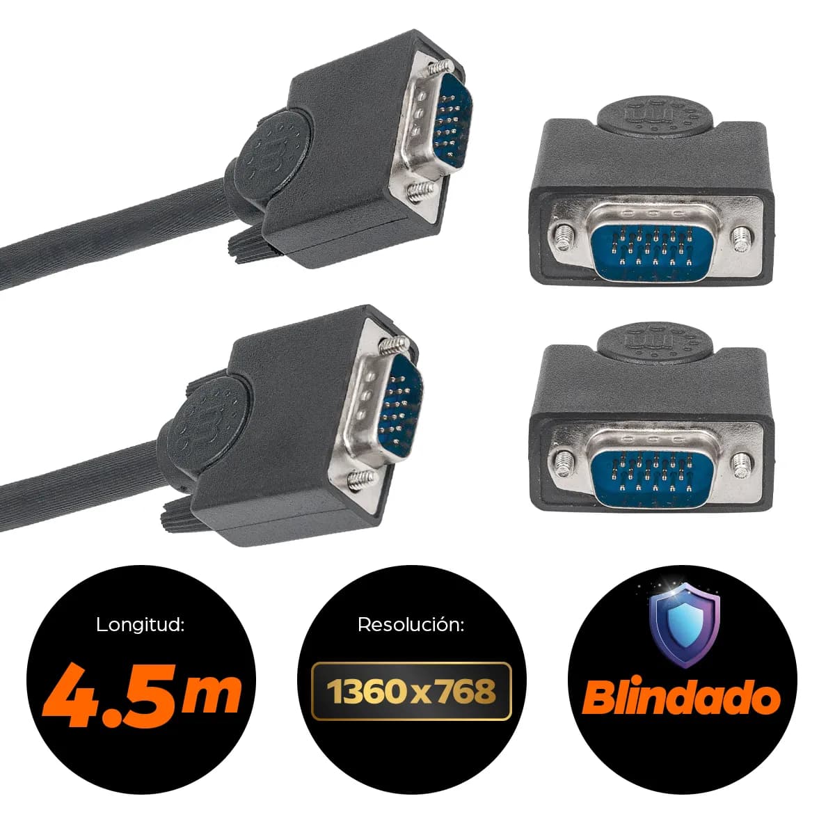 Manhattan Cable para monitor SVGA 8