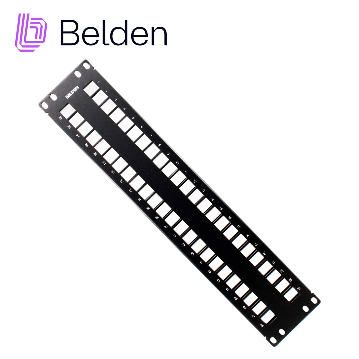 PATCH PANEL KEYCONNECT CAT6/CAT6A BELDEN AX103115 / NEGRO / 48 PUERTOS 2