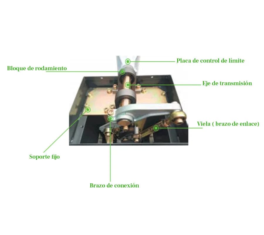 ZKTECO CMP200L - Barrera Vehicular Izquierda / Brazo Telescópico de 2. 4