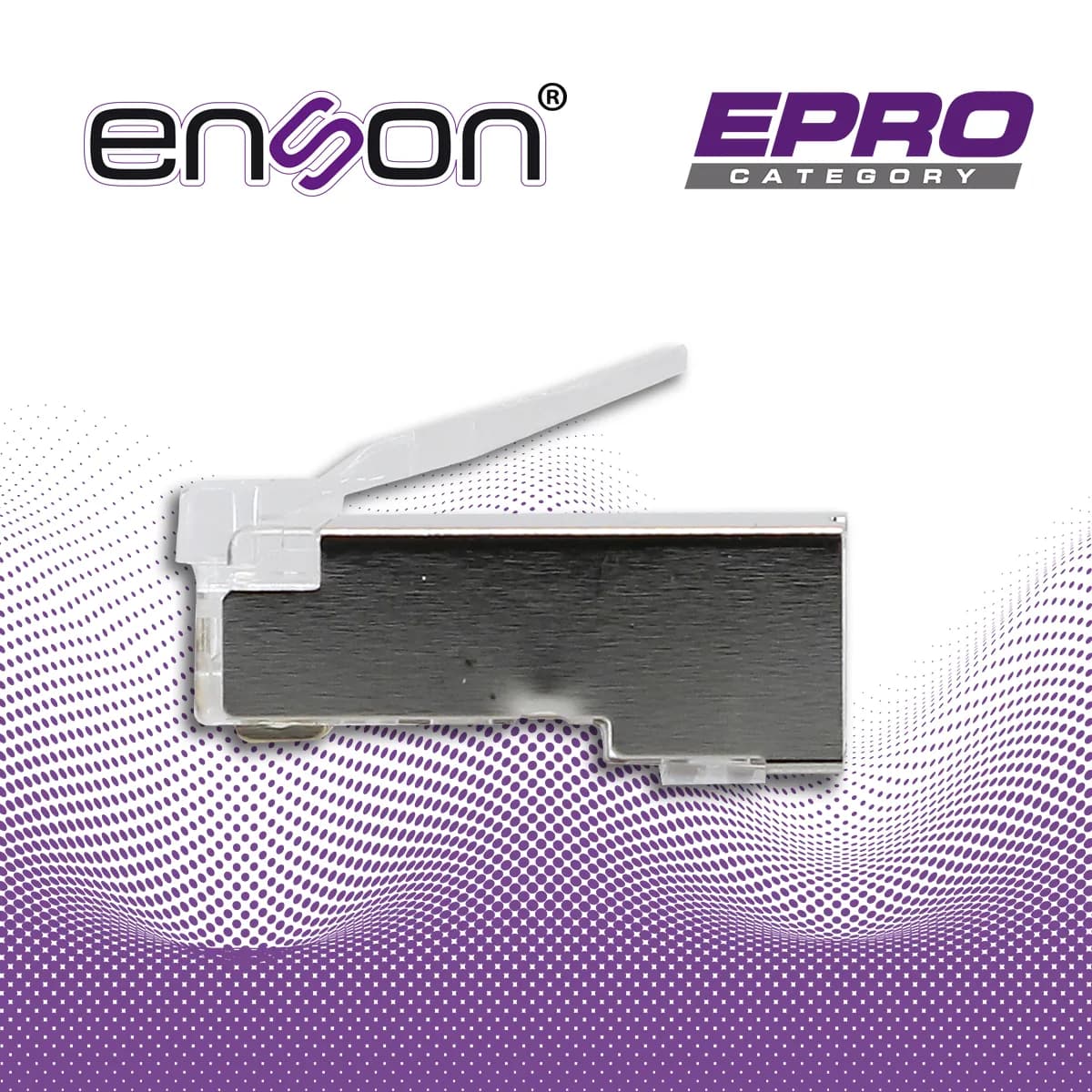 PLUG FACIL PONCHADO BLINDADO ENSON EPRO-SPLUG5E-50 BOTE DE 50 PZS PARA 7