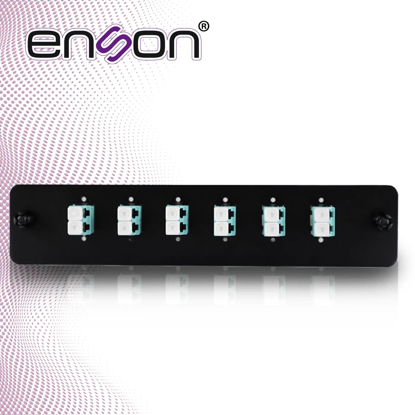 MINI PANEL DE FIBRA OPTICA ENSON ENS-PA6LCMM 6 CONECTORES LC TIPO MULT 6
