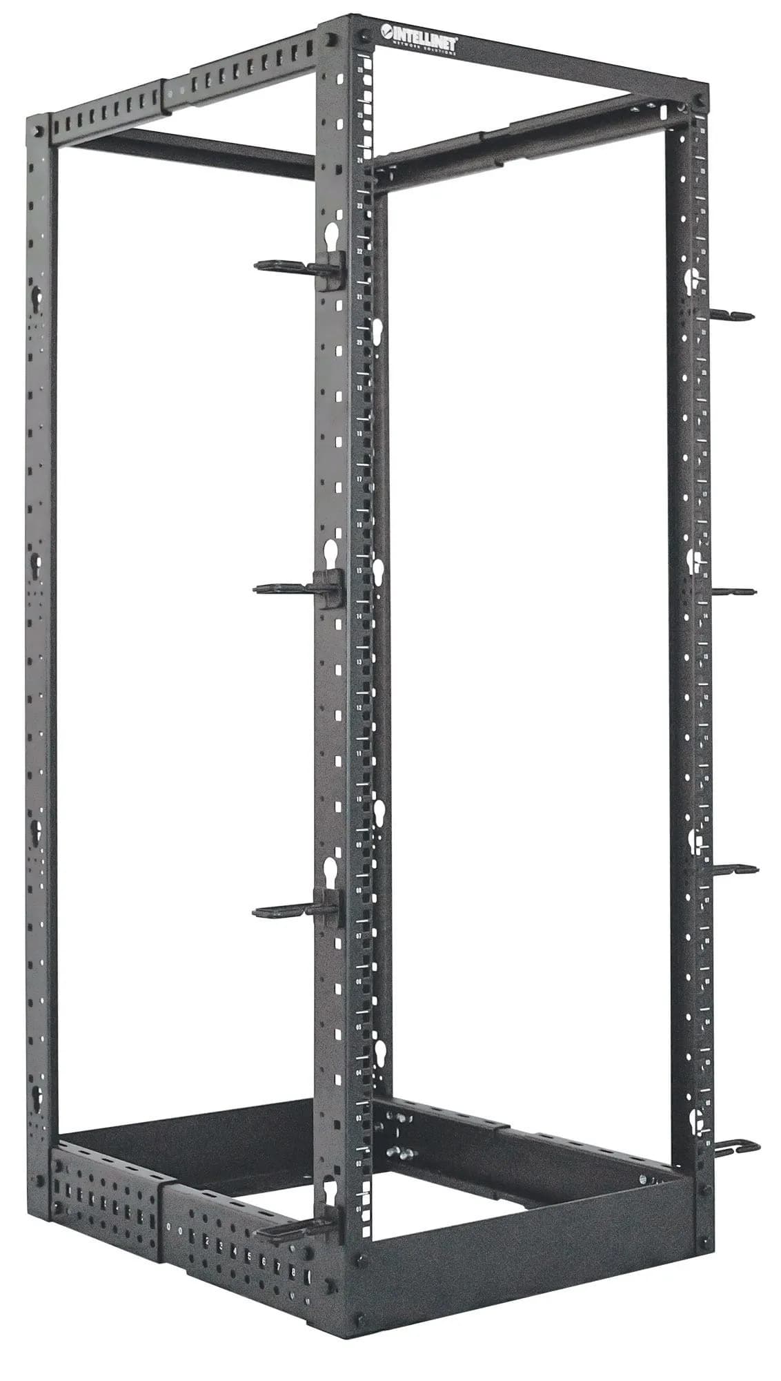 Intellinet 714242 armario rack 26U Rack o bastidor independiente Negro 2