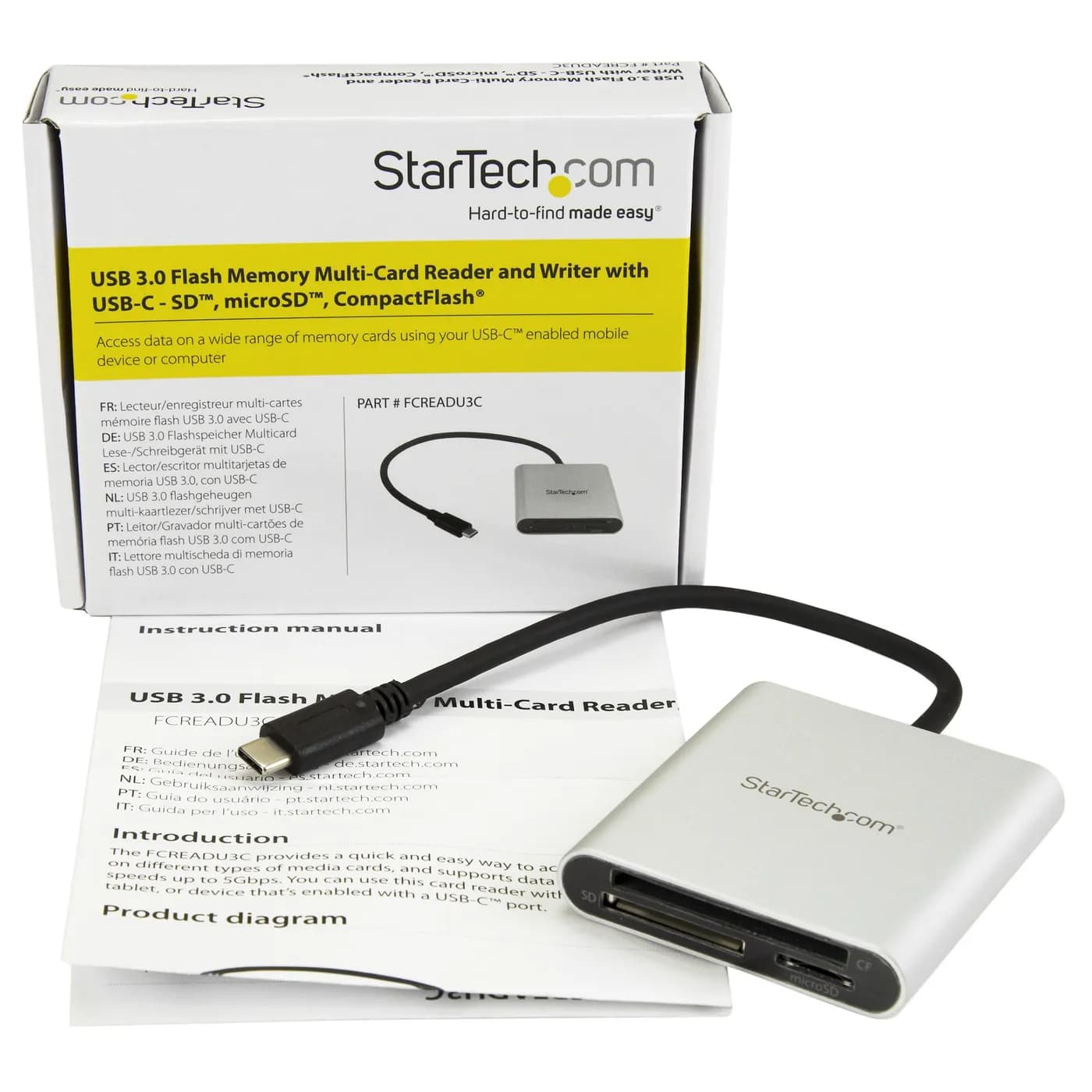 StarTech.com Lector Grabador USB 3.0 de Tarjetas de Memoria SD, Micro  5