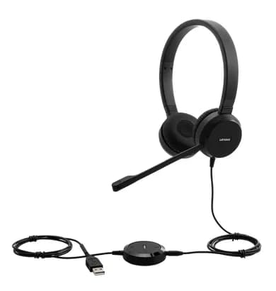 Lenovo Pro Wired Stereo VOIP Auriculares Alámbrico Diadema Oficina/Cen 4