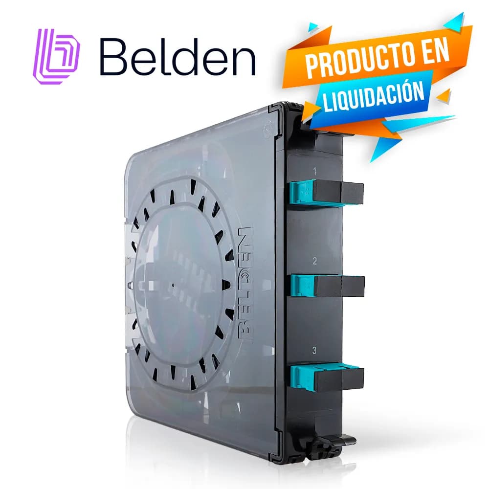 CASSETE BELDEN FC3X03SDFS 3 ADAPTADORES SC 6 HILOS MULTIMODO OM3 6