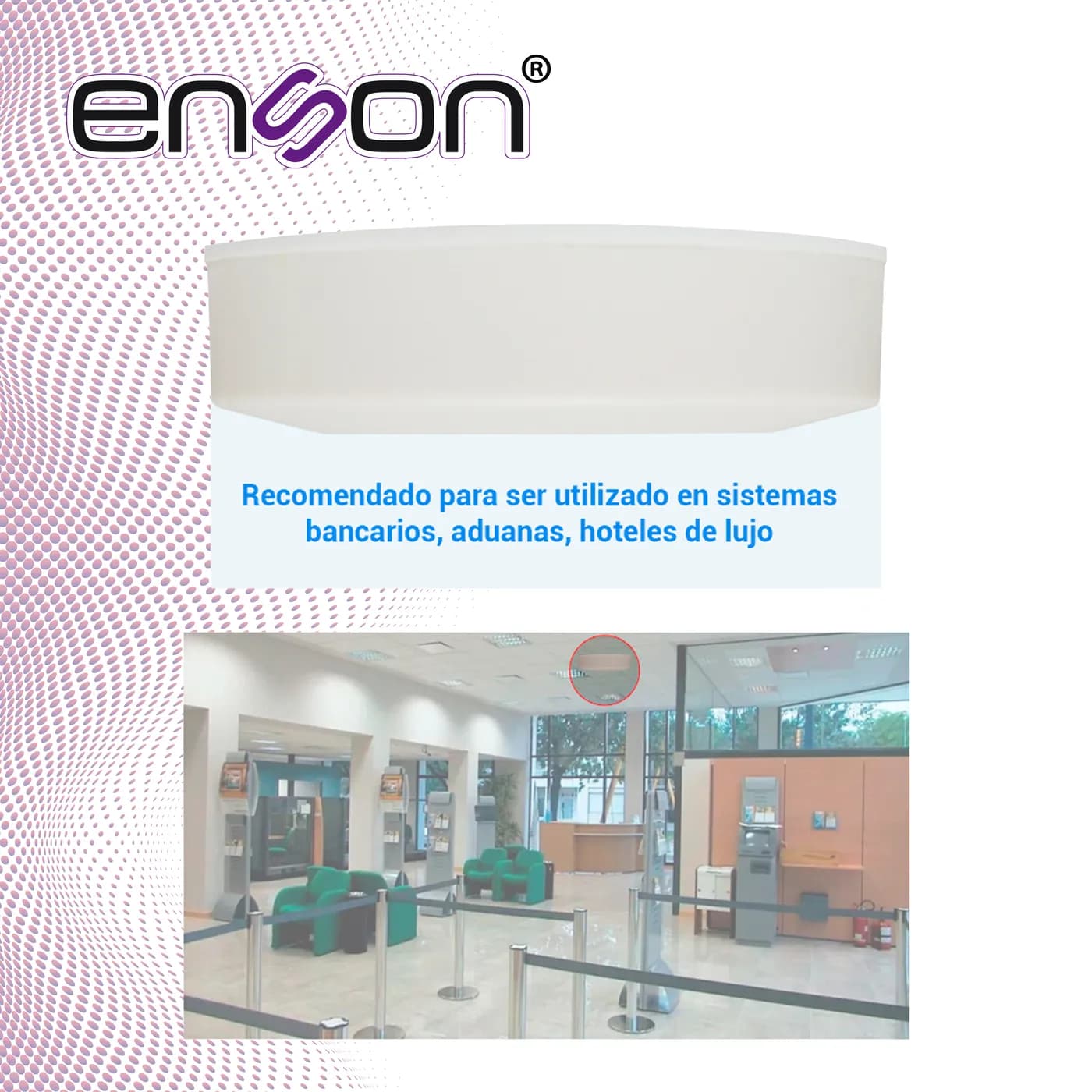 MICROFONO ENSON ENS-PA7MIC TIPO COUNTER -35DB REQUIERE CONECTORES DE A 7