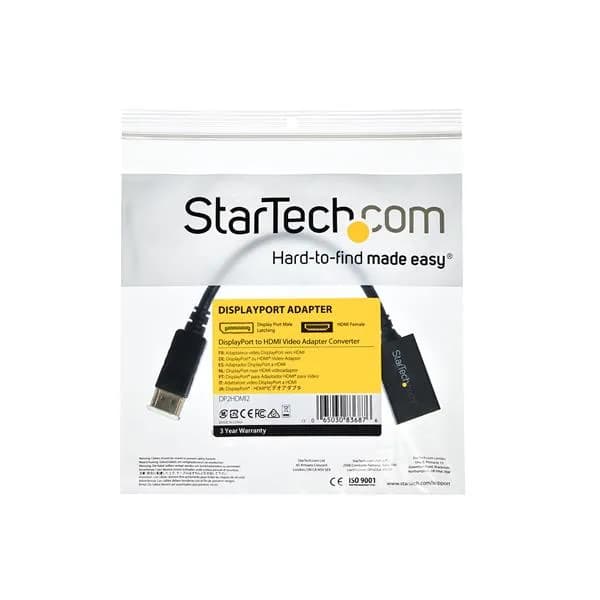 StarTech.com Adaptador Convertidor de Video DisplayPort a HDMI - Cable 7