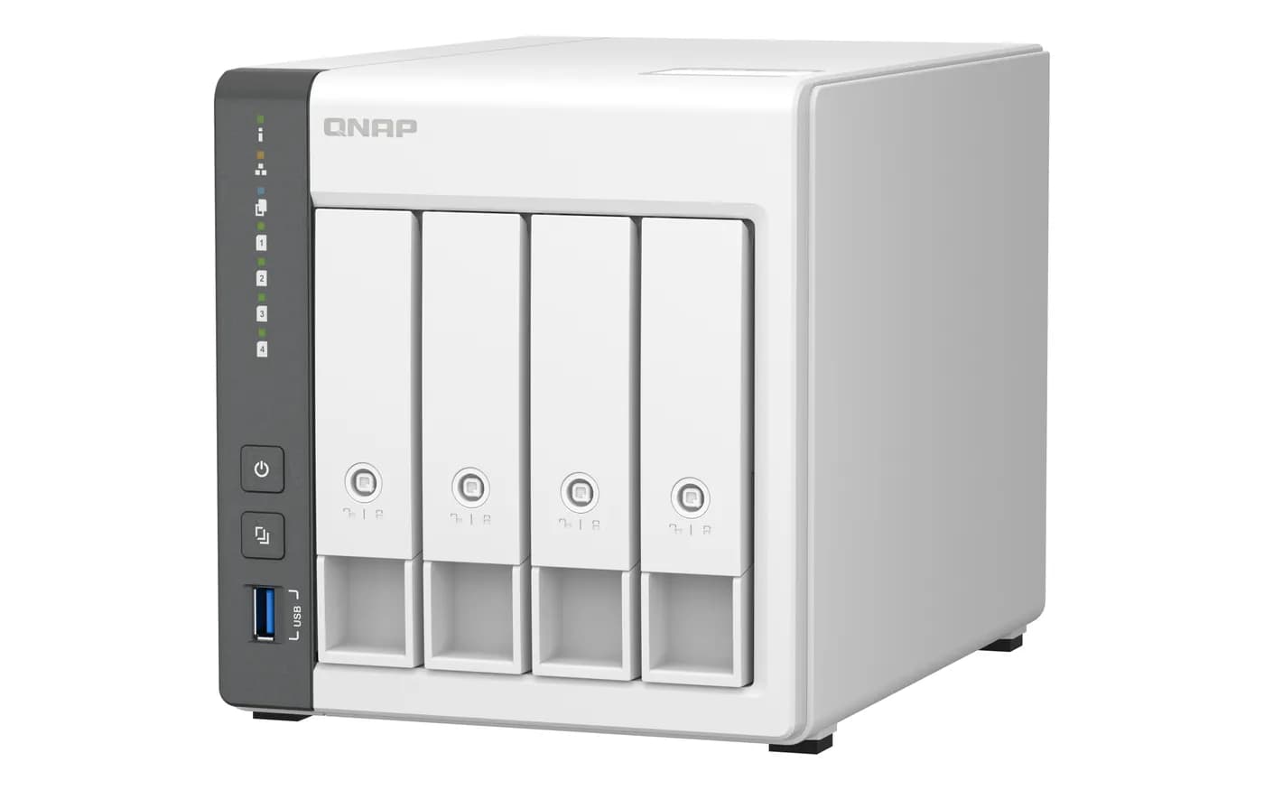 QNAP TS-433 NAS Tower ARM Cortex-A55 4 GB 0 TB QNAP QTS Blanco 5