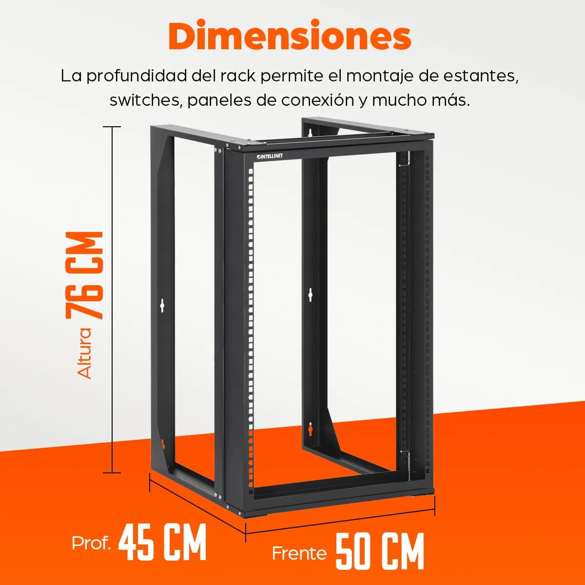 Intellinet 716208 accesorio para rack Panel ciego de la estantería 5