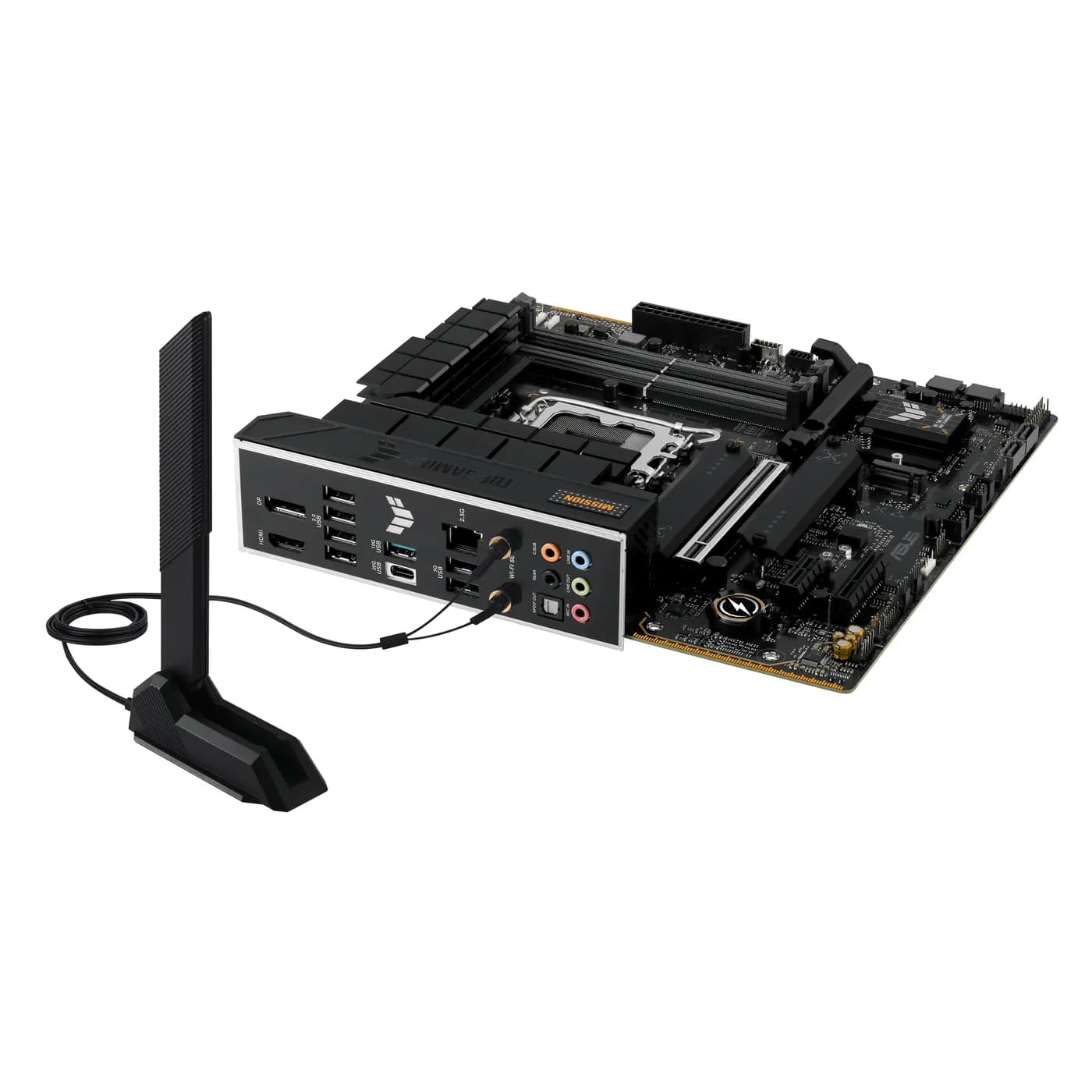 TARJETA MADRE ASUS TUF GAMING B760M-PLUS WIFI II, MICRO-ATX, LGA 1700, 8