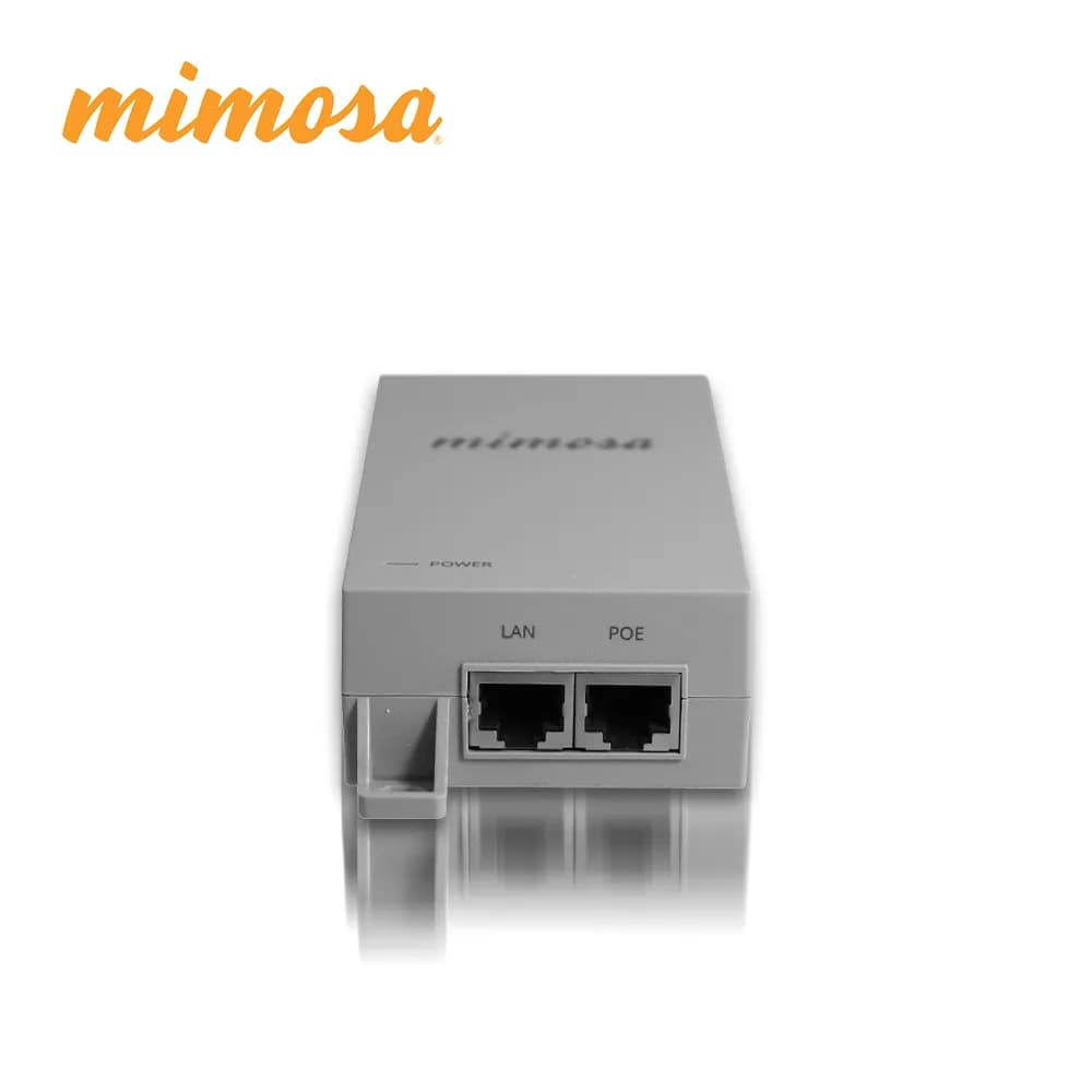 INYECTOR POE GIGABIT MIMOSA 50V 1.2A 60W PARA RADIOS B5X,A5C-EF, C5C,A 2