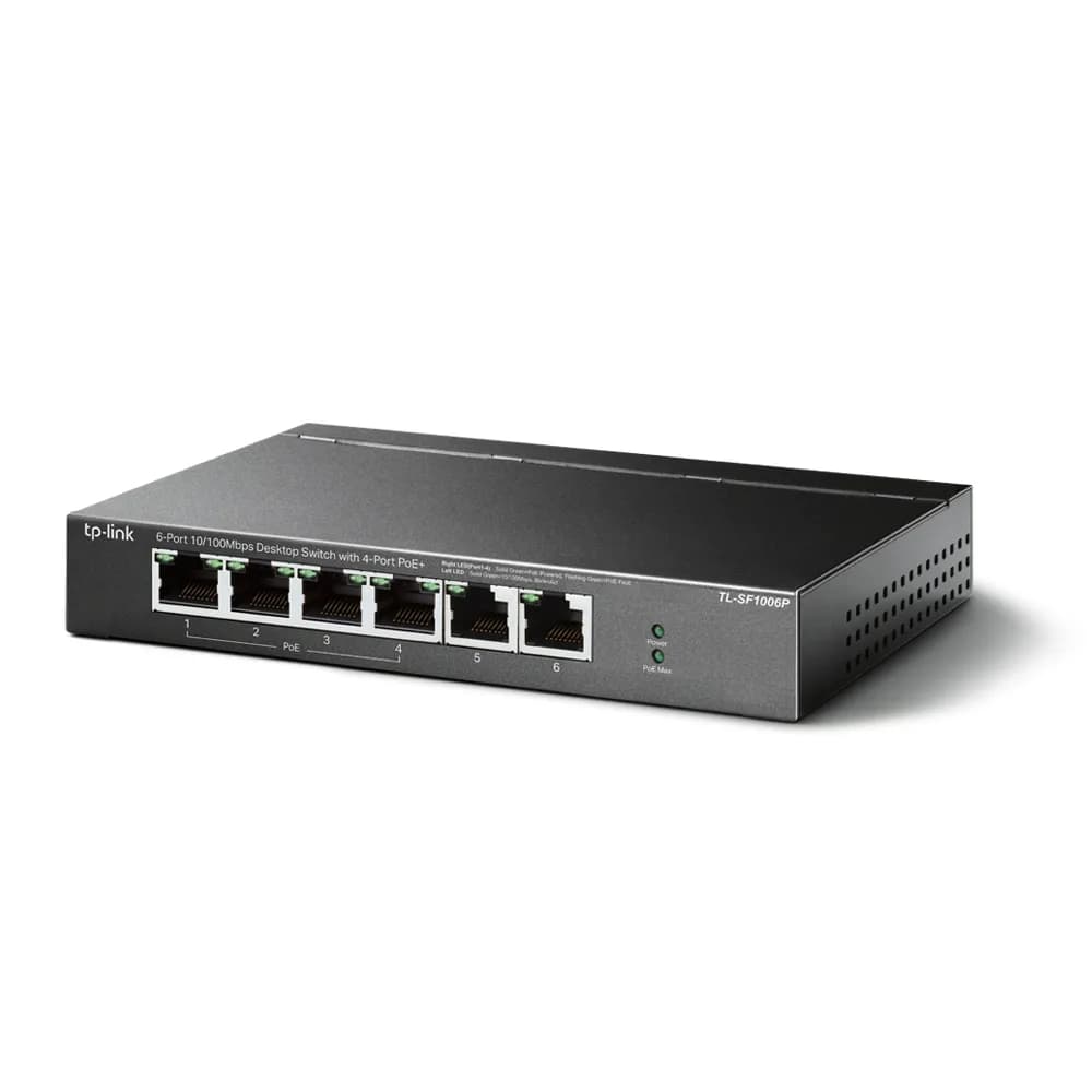TP-Link TL-SF1006P dispositivo de redes No administrado Fast Ethernet  2