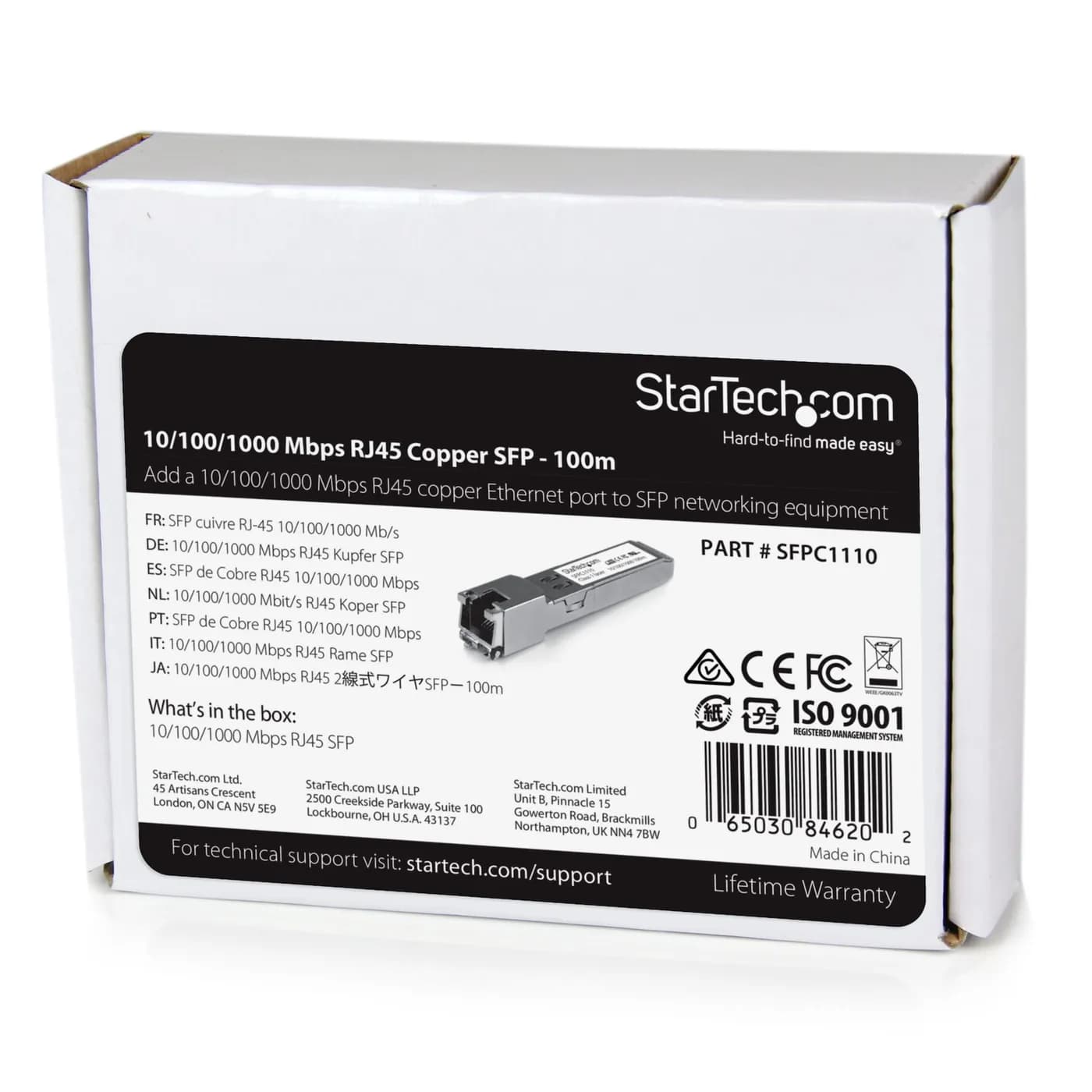 StarTech.com Módulo Transceptor SFP Compatible con el Modelo SFP-GE-T  5
