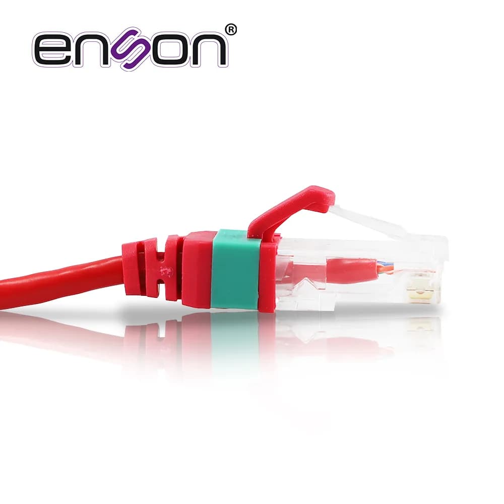 PATCHCORD RJ45 ENSON EPRO-6PC90-RD DE 90CM CAT6 COLOR ROJO ULTRADELGAD 2