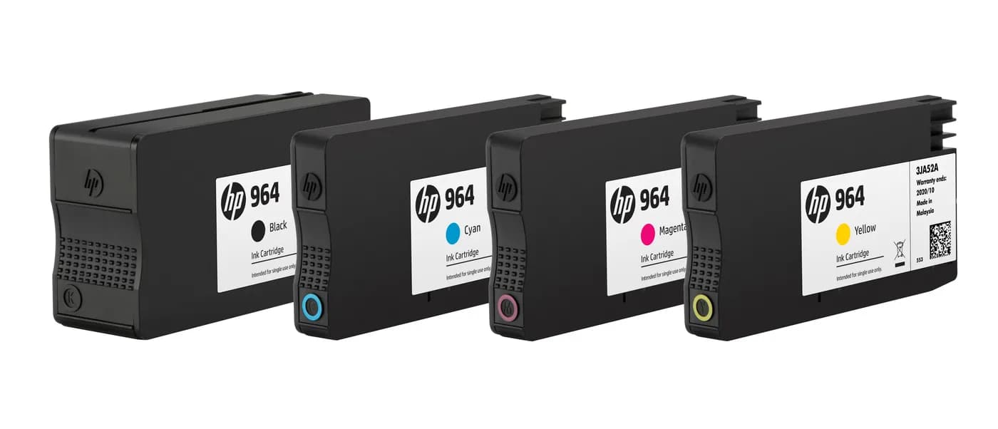 HP Cartucho original de tinta 964 negro 4