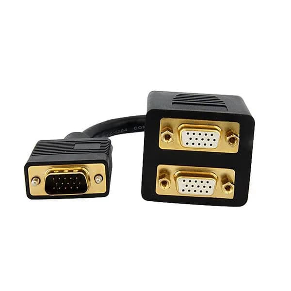 StarTech.com Cable de 30cm Divisor de Video VGA de 2 puertos Salidas H 2