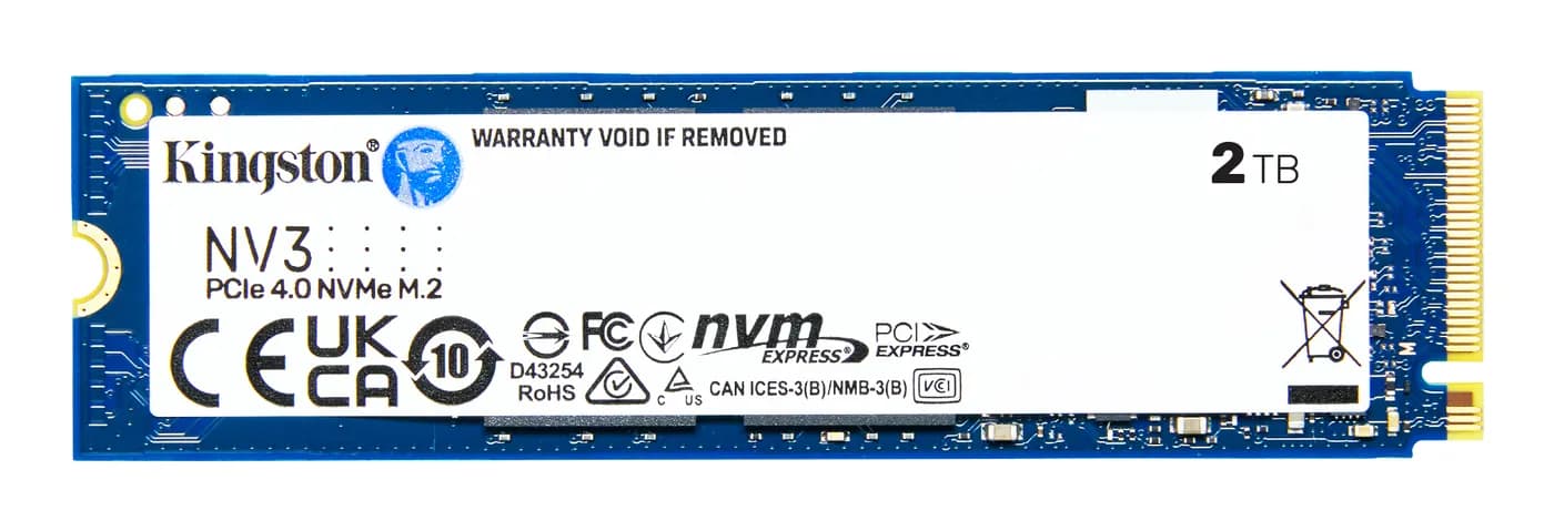 Kingston Technology NV3 2 TB M.2 PCI Express 4.0 NVMe 3D NAND 3
