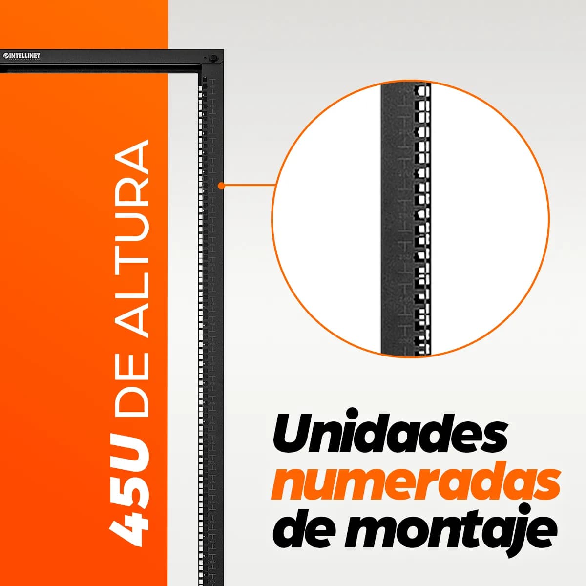 Intellinet Rack de dos postes, 19" 5