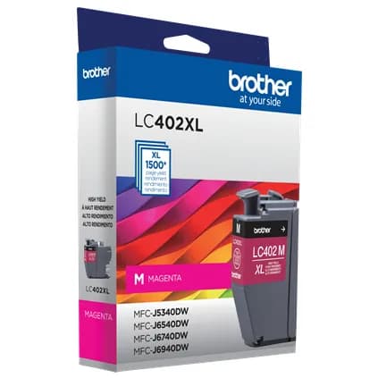 CARTUCHO DE TINTA BROTHER LC402XLMS SUPER ALTO RENDIMIENTO HASTA 1500  6