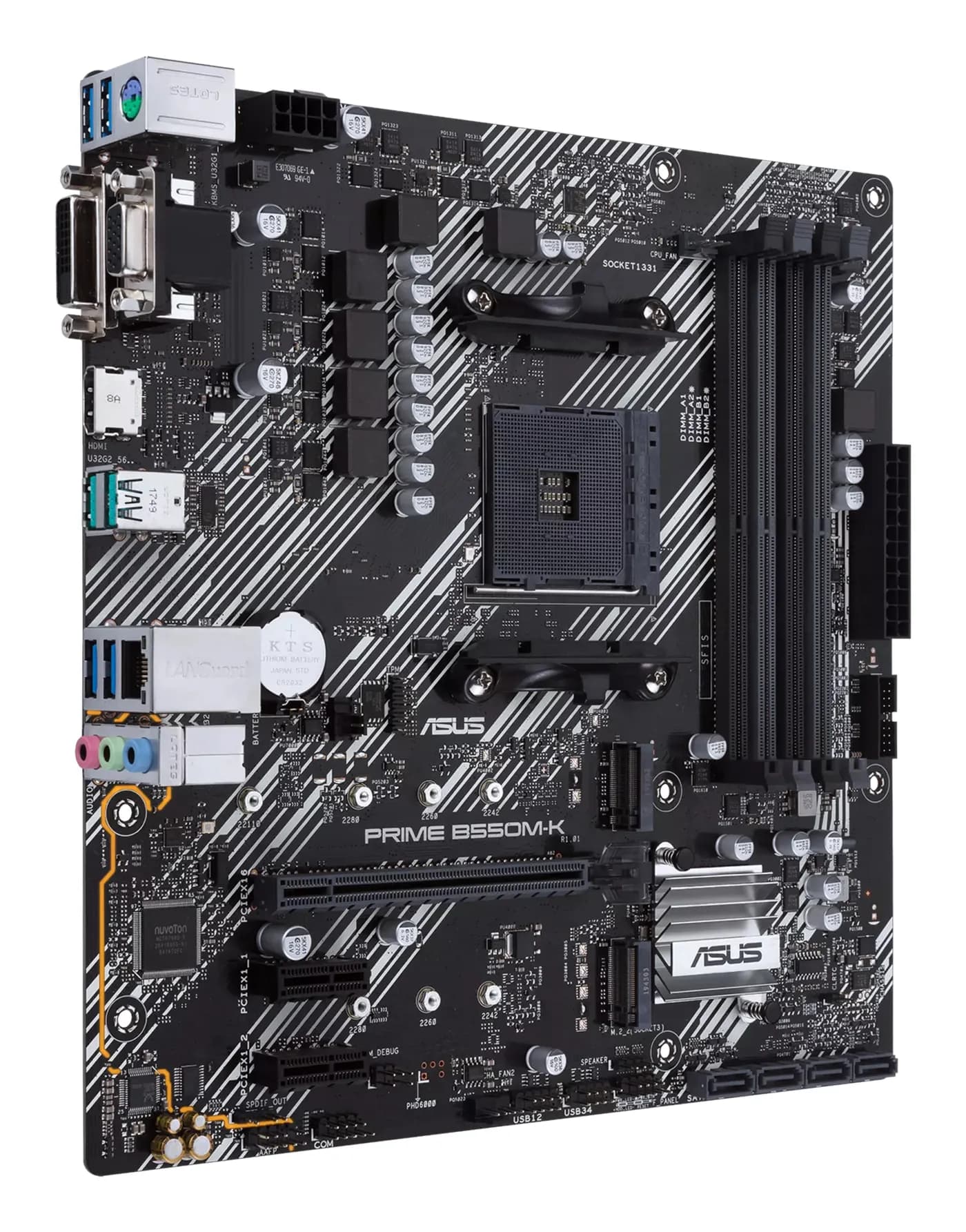 ASUS PRIME B550M-K AMD B550 Enchufe AM4 Micro ATX 2