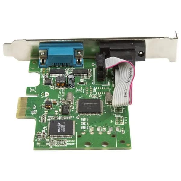 StarTech.com Tarjeta Serial PCI Express de 2 Puertos DB9 RS232 con UAR 3
