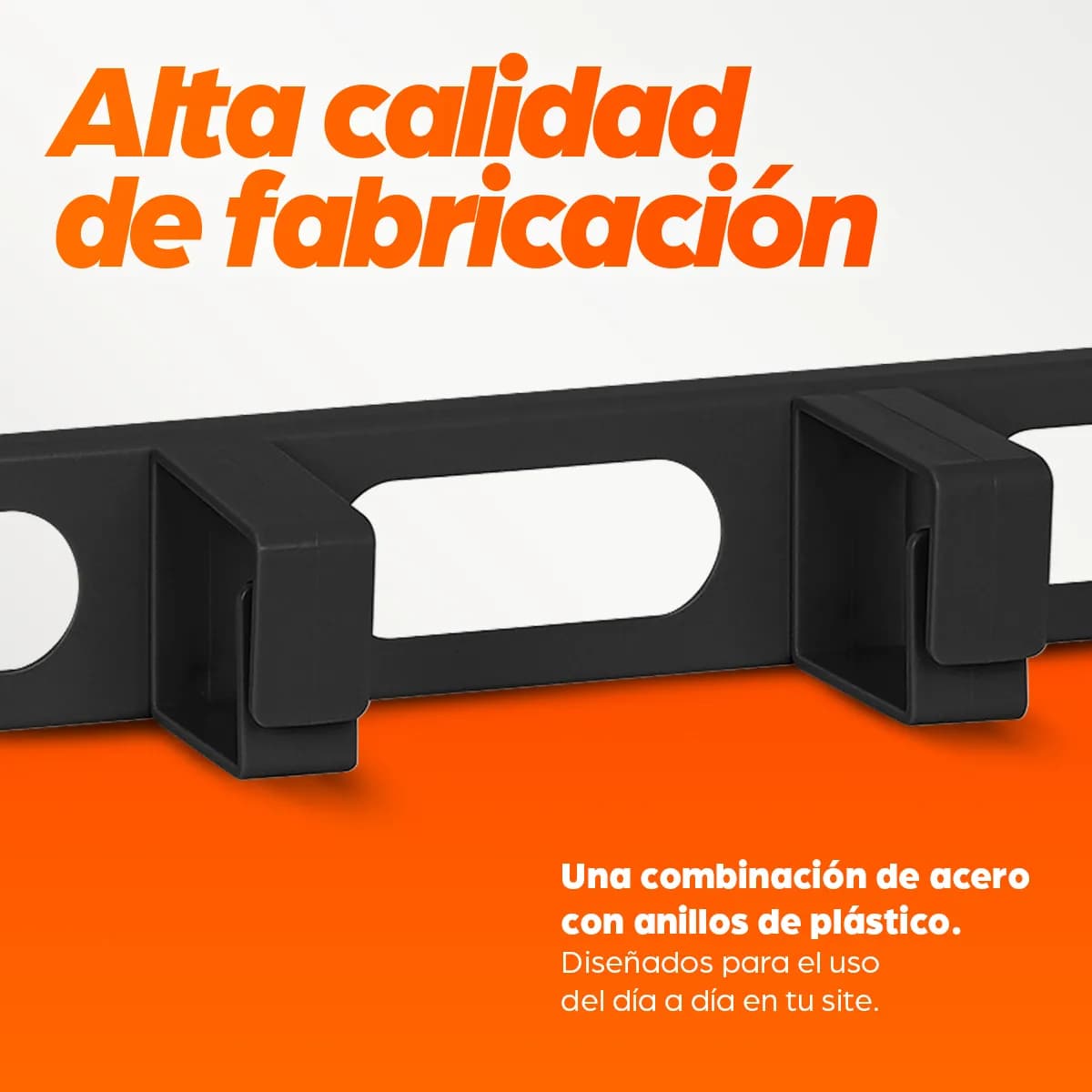 Intellinet Panel Administrador de Cable 19" 1 U, 4 arillos plásticos c 8
