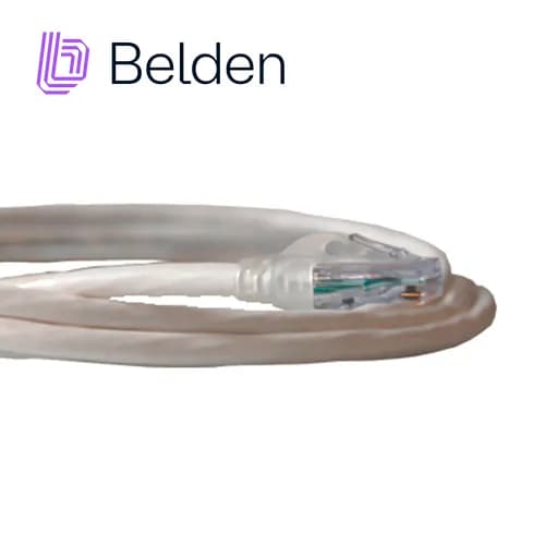 PATCH CORD UTP CAT6+ BELDEN C601109007 / INTERIOR / BLANCO / 4 PARES / 2