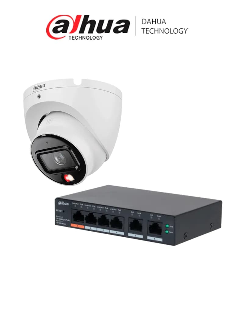Dahua DH-CS4006-4ET2ET-60 /DH-IPC-HDW1839TP-A-IL-0280B-S6