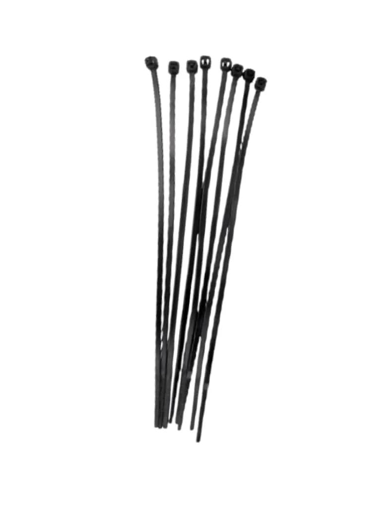 TCE LMG-SZS3X100N - Cincho de Nylon Color Negro, Bolsa con 100 piezas, 3