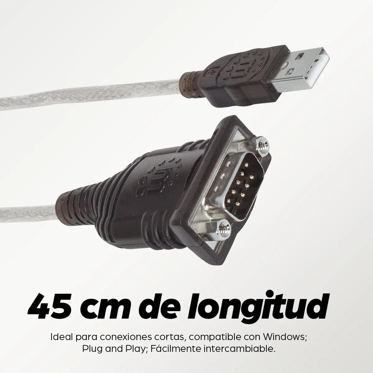 Manhattan Convertidor de USB a Puerto Serie 6