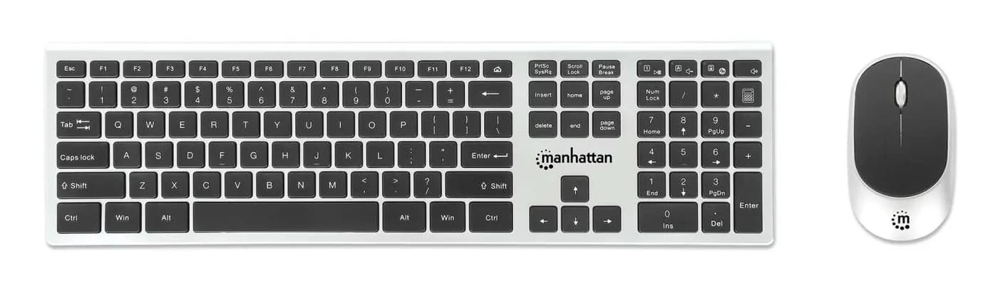Manhattan Diseño elegante, un solo receptor USB-A Nano para ambos, tec 7