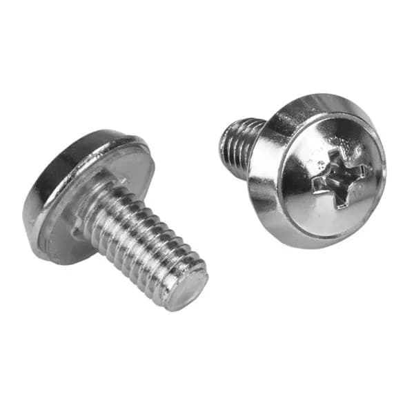 StarTech.com Pack de 100 Tornillos de Montaje y Tuercas Enjauladas M6  2